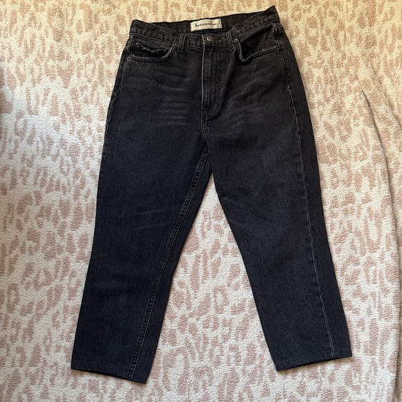 Reformation Julia High Cigarette in Pacific Wash Jeans - Picture 2 of 7